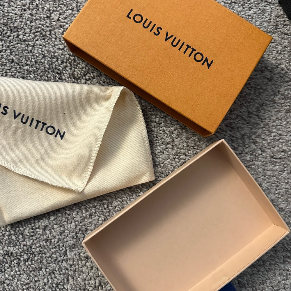 Louis Vuitton dust bag and box